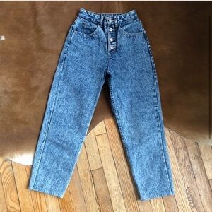 Vintage Acid Wash Mom Jeans